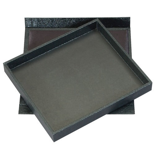 Half-Size Utility Trays w/Magnetic Lid in Onyx, 8.25" L x 7.25" W