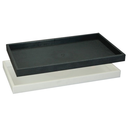 Full-Size Plastic Utility Trays, 14.75" L x 8.25" W