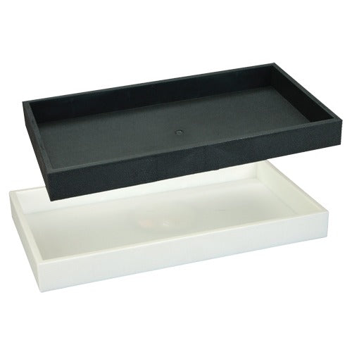 Full-Size Plastic Utility Trays, 14.75" L x 8.25" W