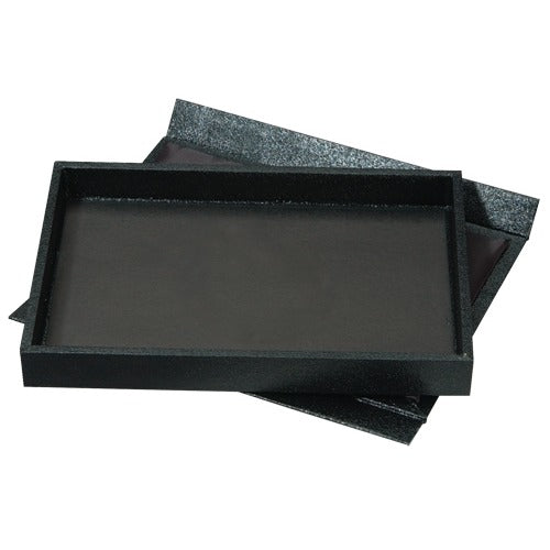 Black Wood Utility Trays w/Magnetic Lids