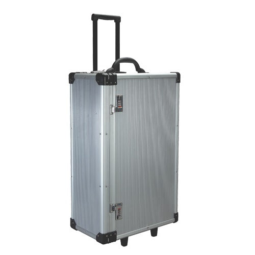 Aluminum Rolling Cases (Holds 24 1" H Standard Trays), 16.38" L x 10.5" W