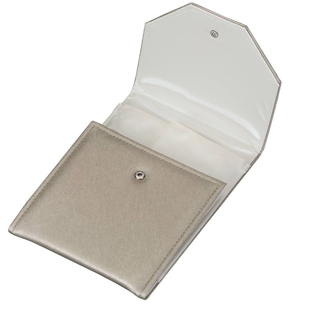 Travel Folders for Necklaces in Brushed Paradiso with Luna interior, 6 x 8.25 in.