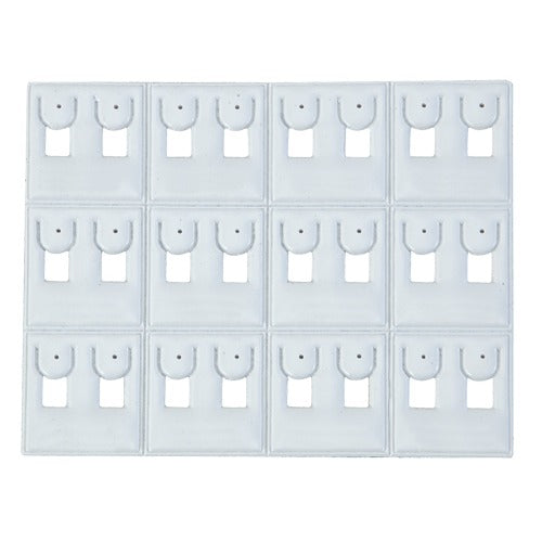 Puffed Display Cards for 12 Pairs Hoop Earrings (Pk/200), 4" L x 3" W