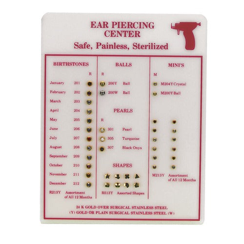 Ear Piercing Counter Display