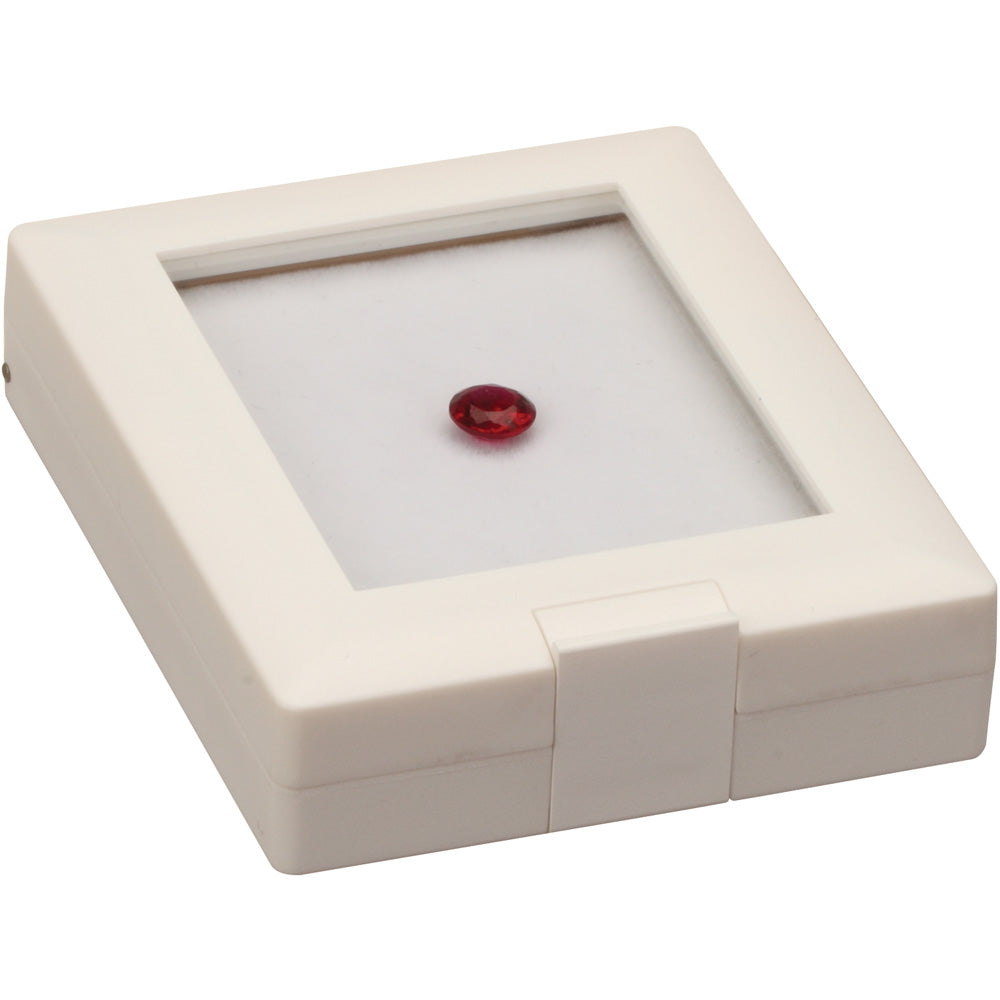 Glass-Top Gem Boxes w/Reversible Flat-Foam Inserts