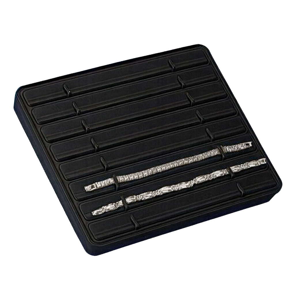 8 Bracelet Stackable Tray, Black