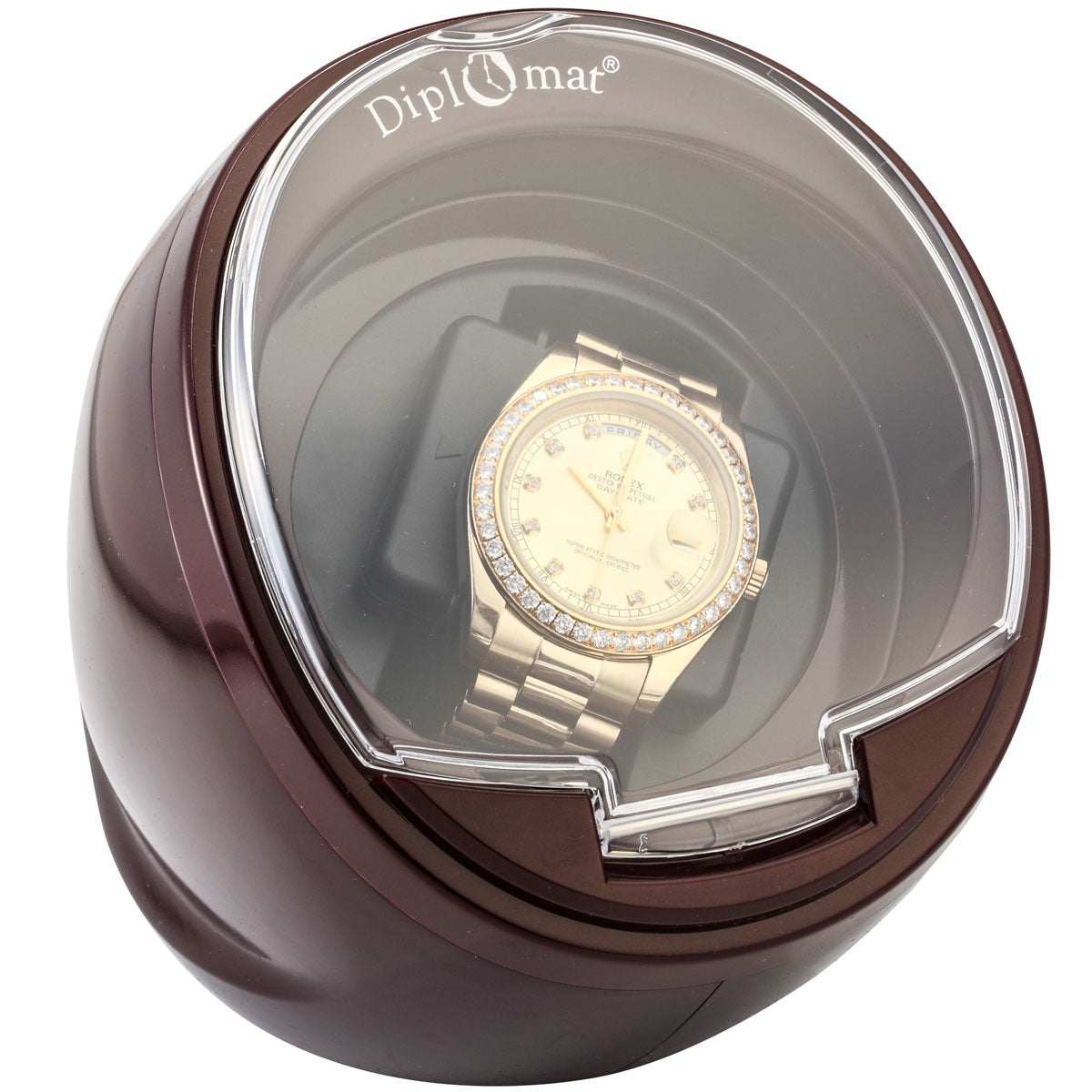 Diplomat "Economy" Round Single Watch Winder