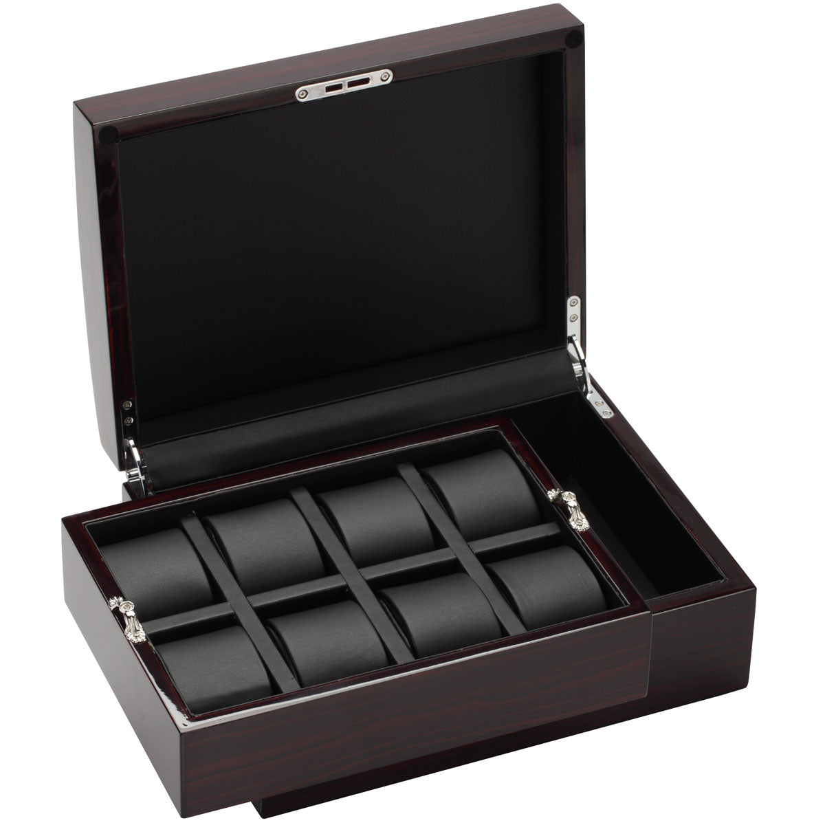 Diplomat "Prestige" 8-Watch Cases w/Removable Inner Tray