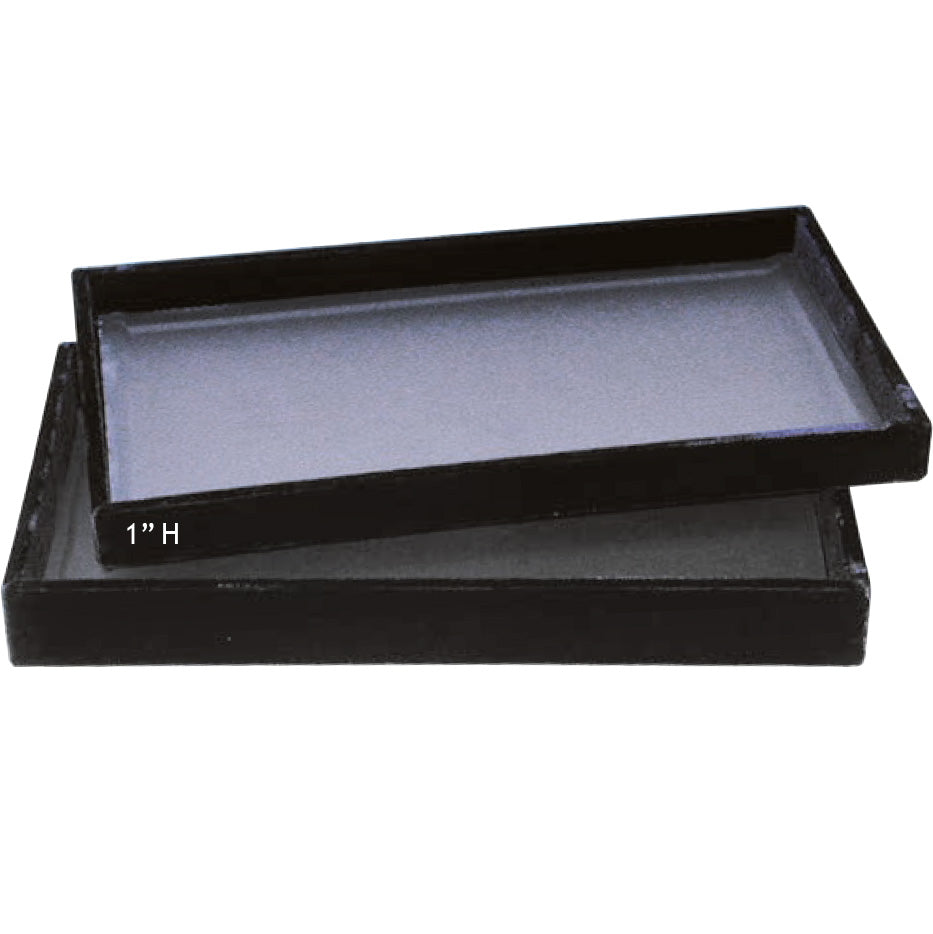 Standard Utility Trays in Jet, 14.75" L x 8.25" W