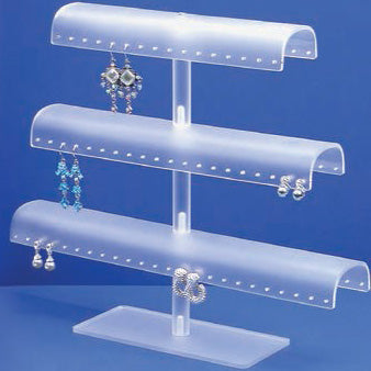 3-Tier Adjustable Earring Stands, 13.13" W x 11.38" H