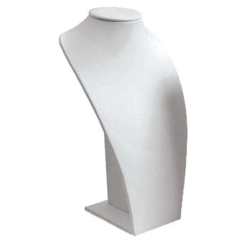 Tall Showcase Bust Displays in Pearl, 5" W x 10.5" H