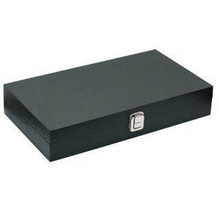 Diplomat "Economy" 18-Collar Watch Cases in Black Leatherette