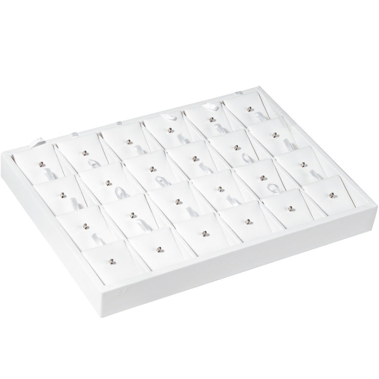 24-Hook Body Jewelry Trays in Pearl, 10.25" L x 7.5" W