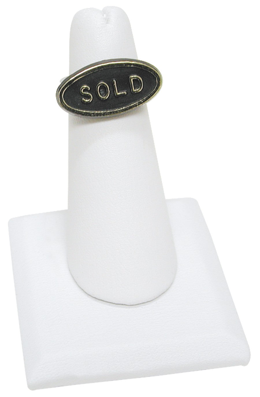 Single-Finger Ring Displays on Square Base, 2.13" L x 2.13" W