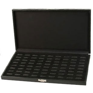 72-Slot Ring Cases in Onyx, 14.75" L x 8.25" W