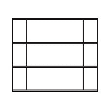 9-Compartment Inserts for Half-Size Utility Trays in Jet, 7.63" L x 6.75" W