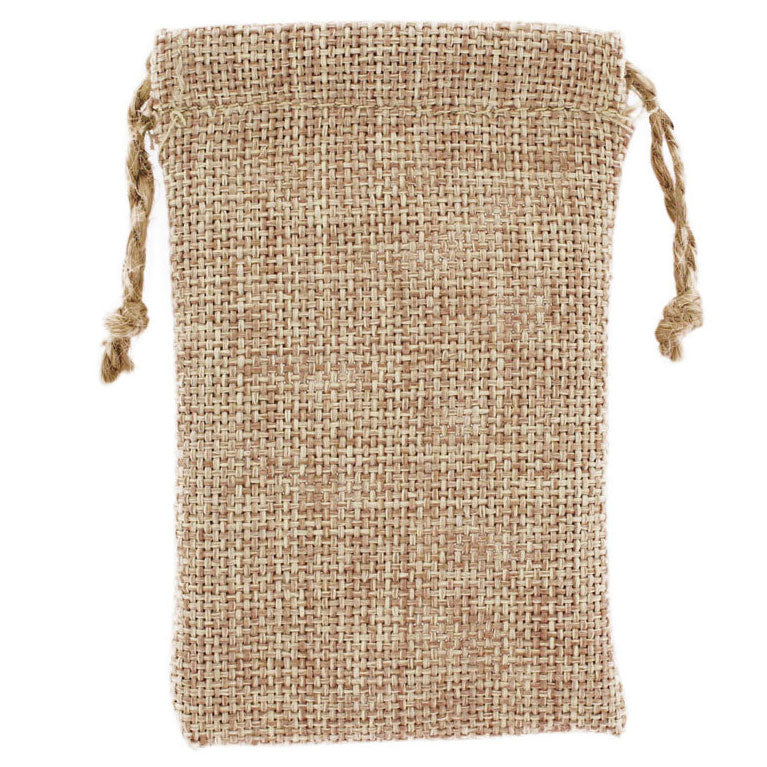 Burlap Drawstring Pouches