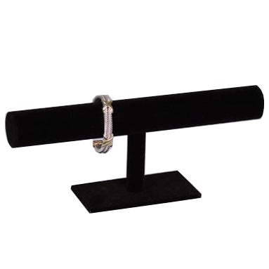 T-bar Display - Black Velour 5”H