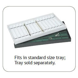 12-Bracelet Inserts for Full-Size Utility Trays, 14.13" L x 7.63" W