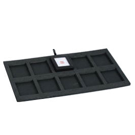 10-Gem Box Inserts for Full-Size Utility Trays in Jet, 14.13" L x 7.63" W