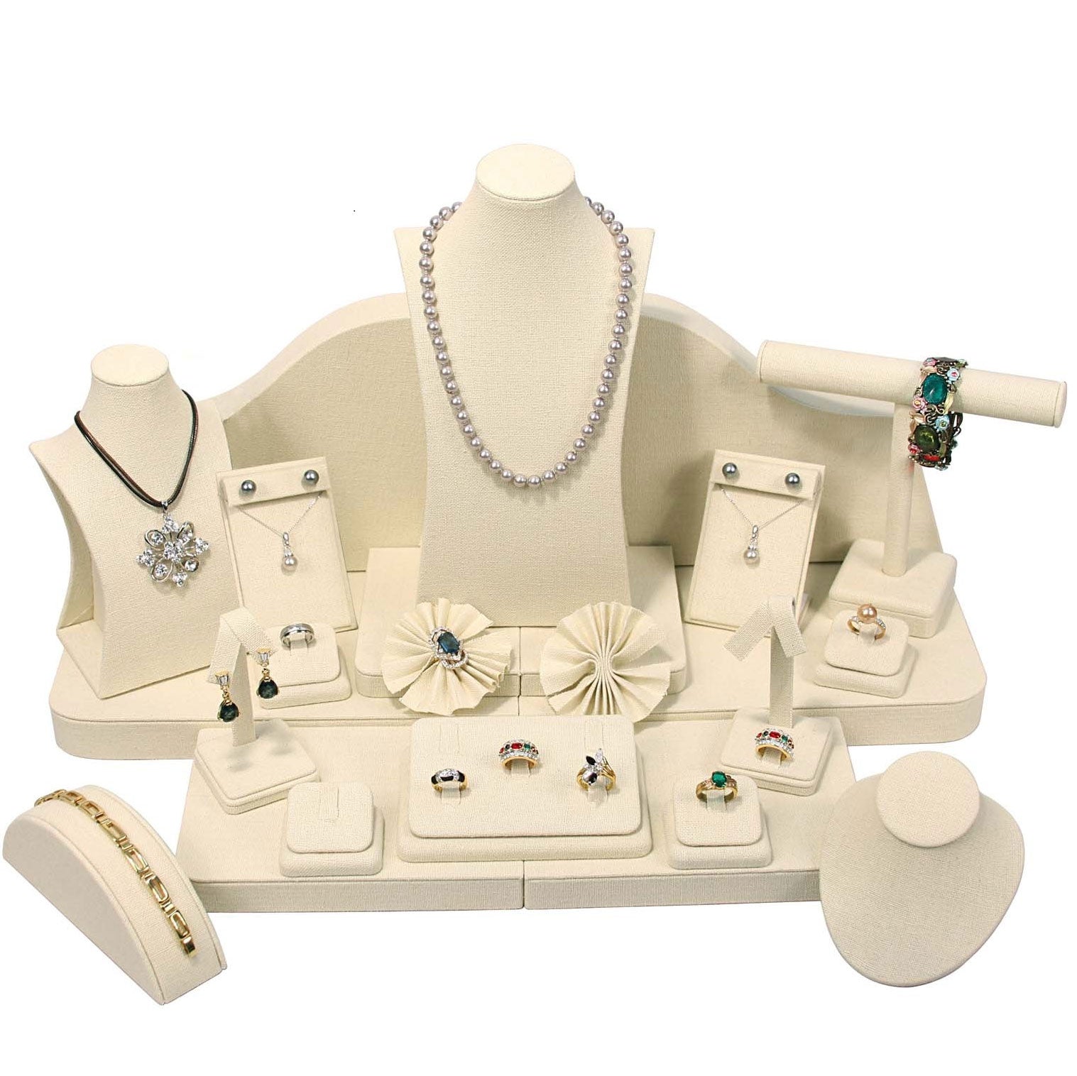 24-Piece Combination Jewelry Display Set