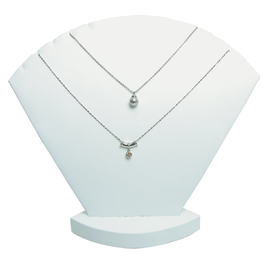 5-Chain Pendant Displays in Pearl, 10.75" L x 4" W