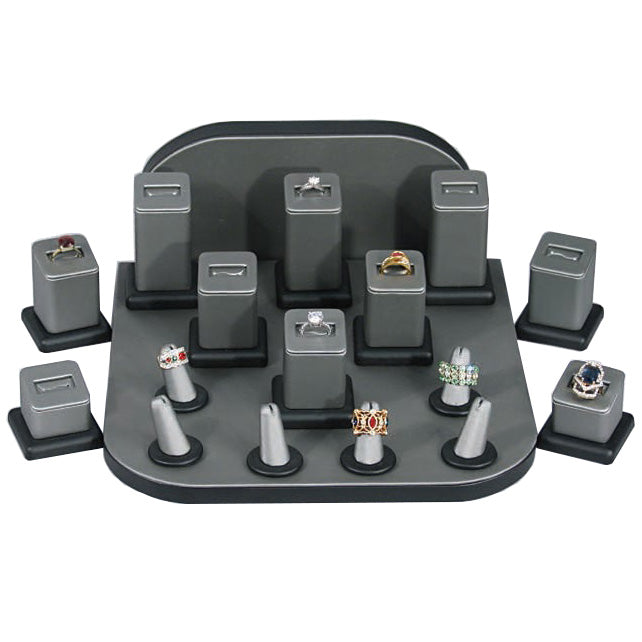 18-Piece Ring Slot Display Set