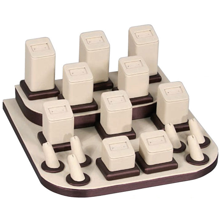 18-Piece Ring Slot Display Set