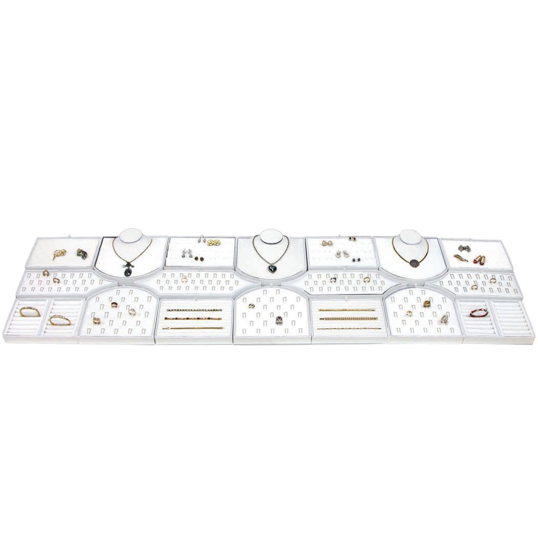 18-Piece Combination Jewelry Display Set