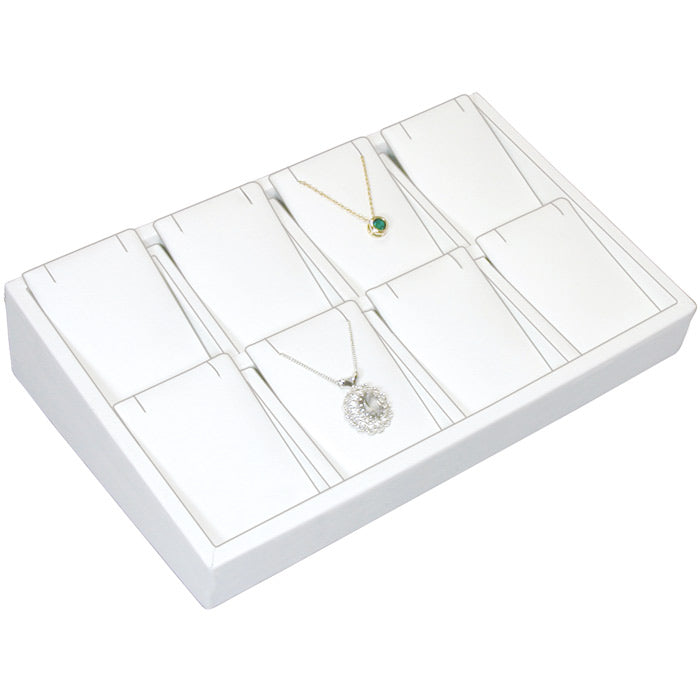 8-Pair Angled Earring or Pendant Display Trays, 9" L x 6" W