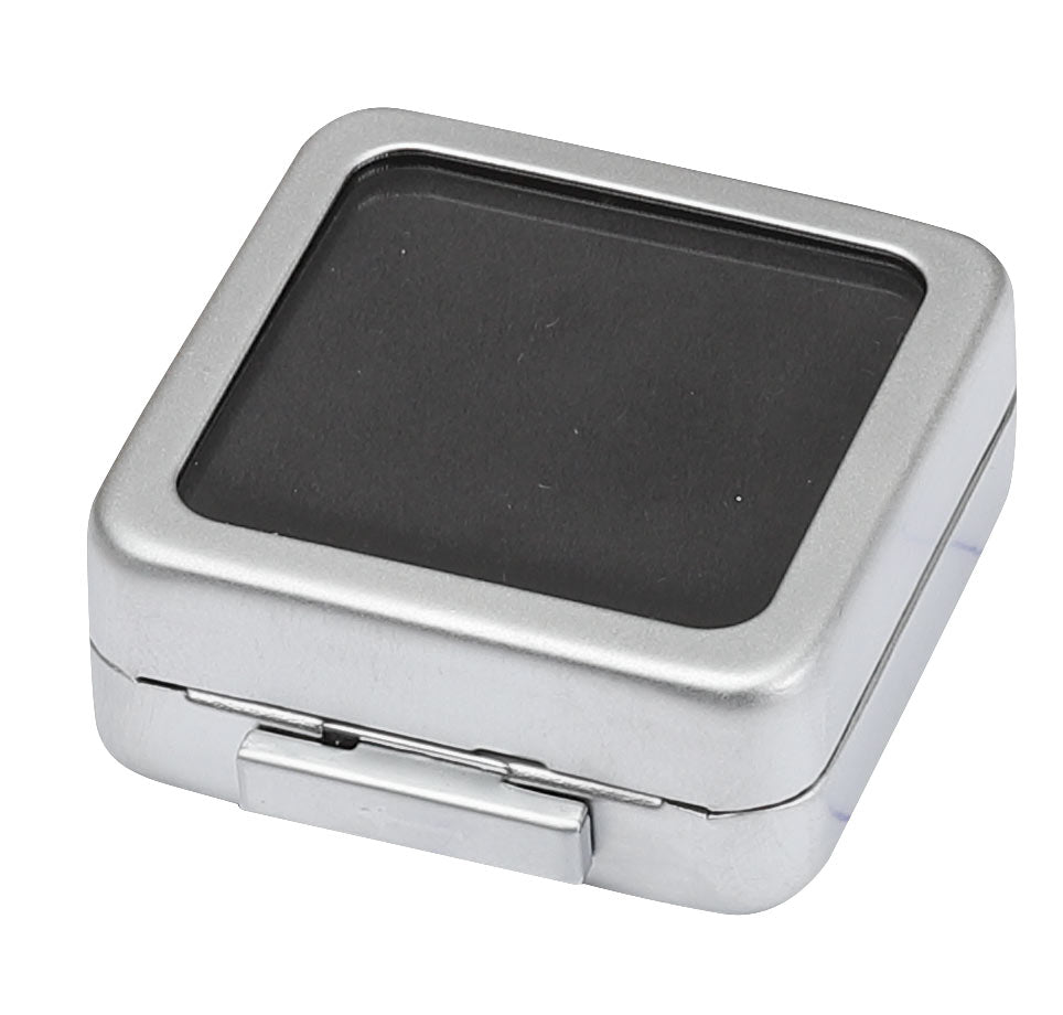 18 Metal Gem Boxes (40mm) in Zippered Folder
