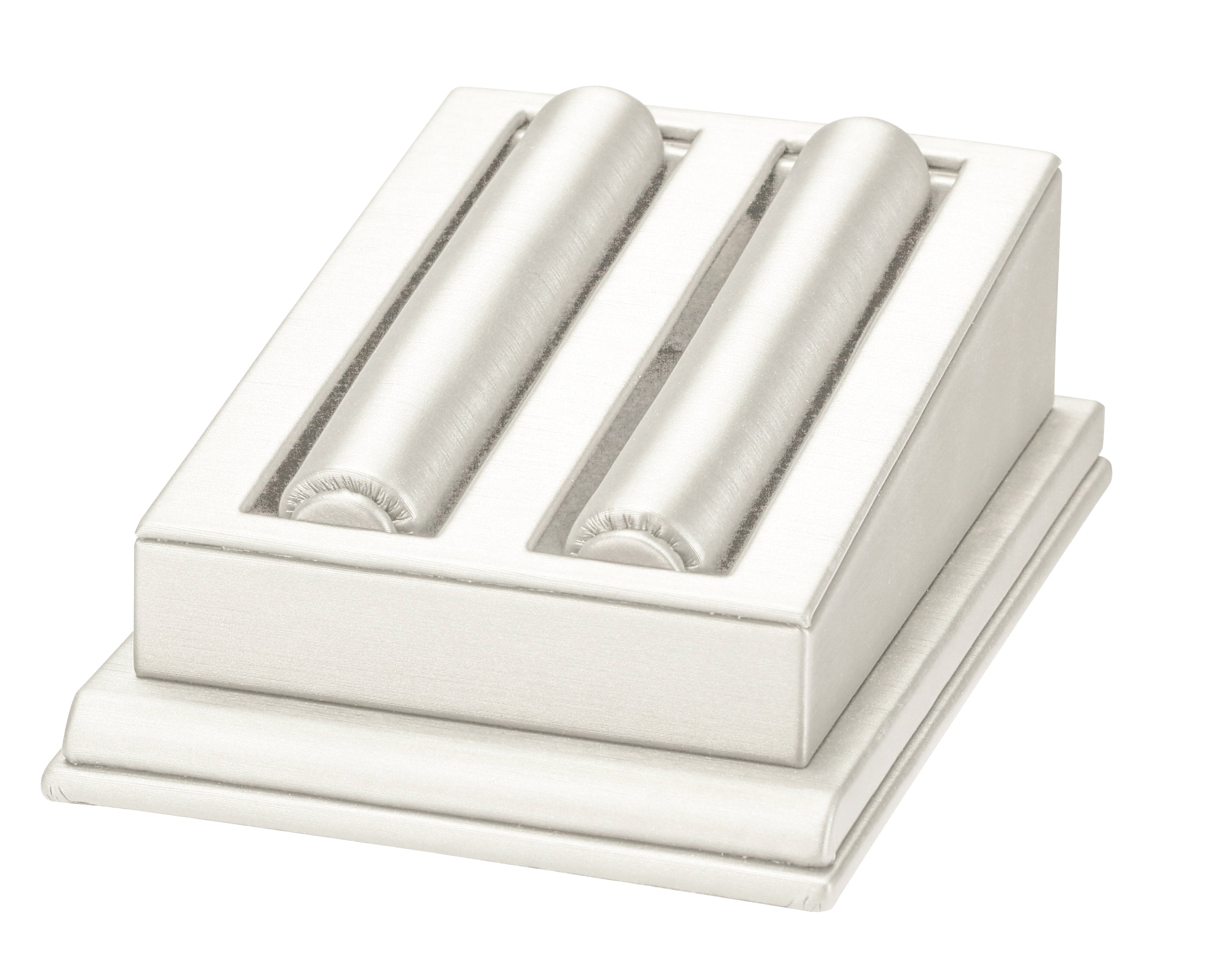 2-Tube Stackable Ring Displays, 3.75" L x 5.25" H