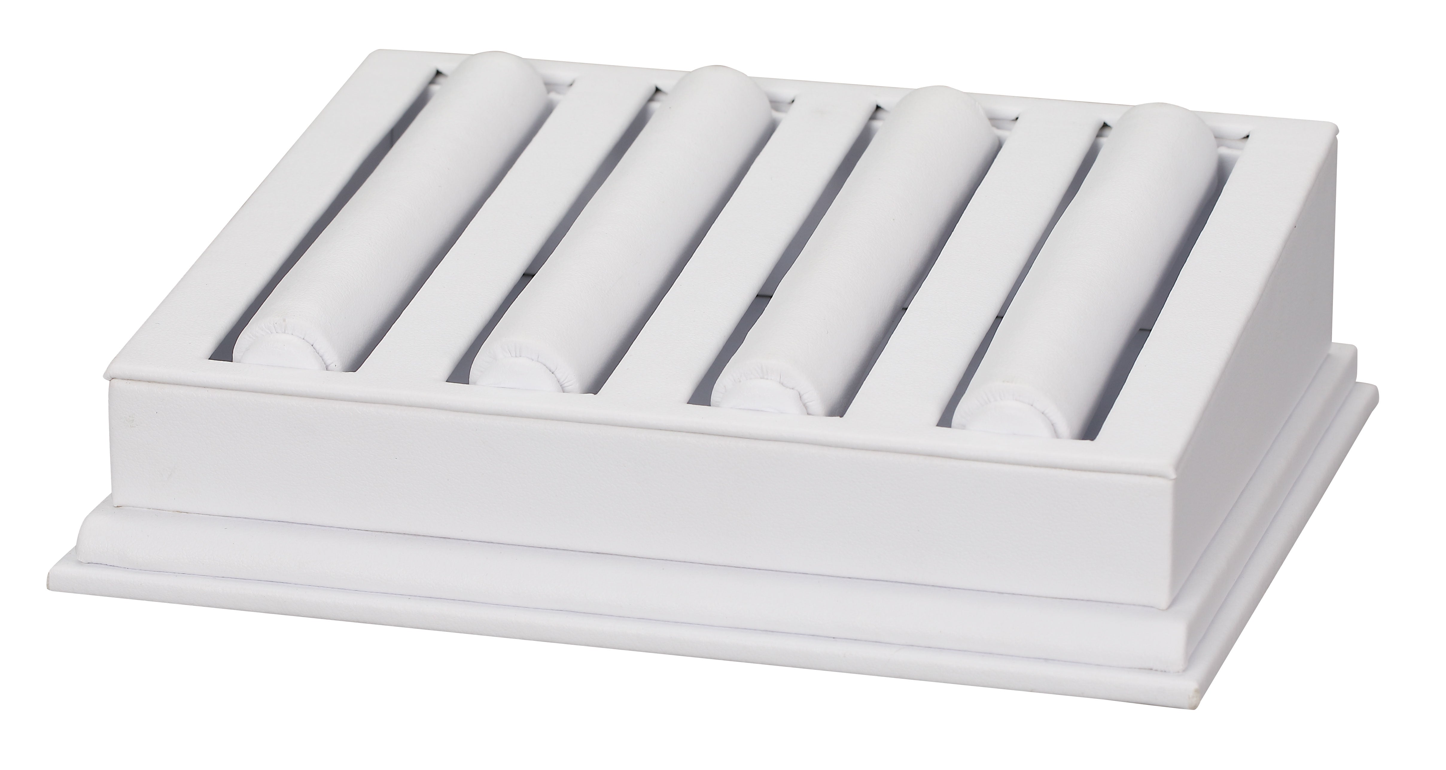 4-Tube Stackable Ring Displays, 6.5" L x 5.25" H