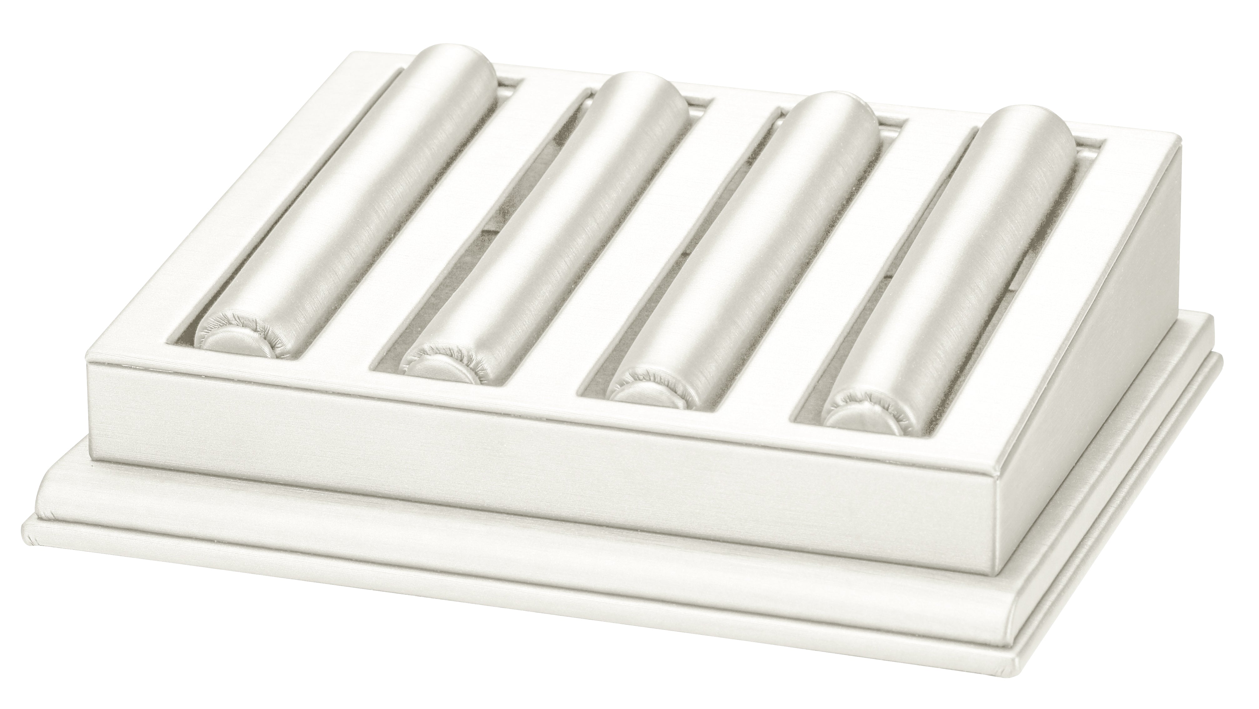4-Tube Stackable Ring Displays, 6.5" L x 5.25" H