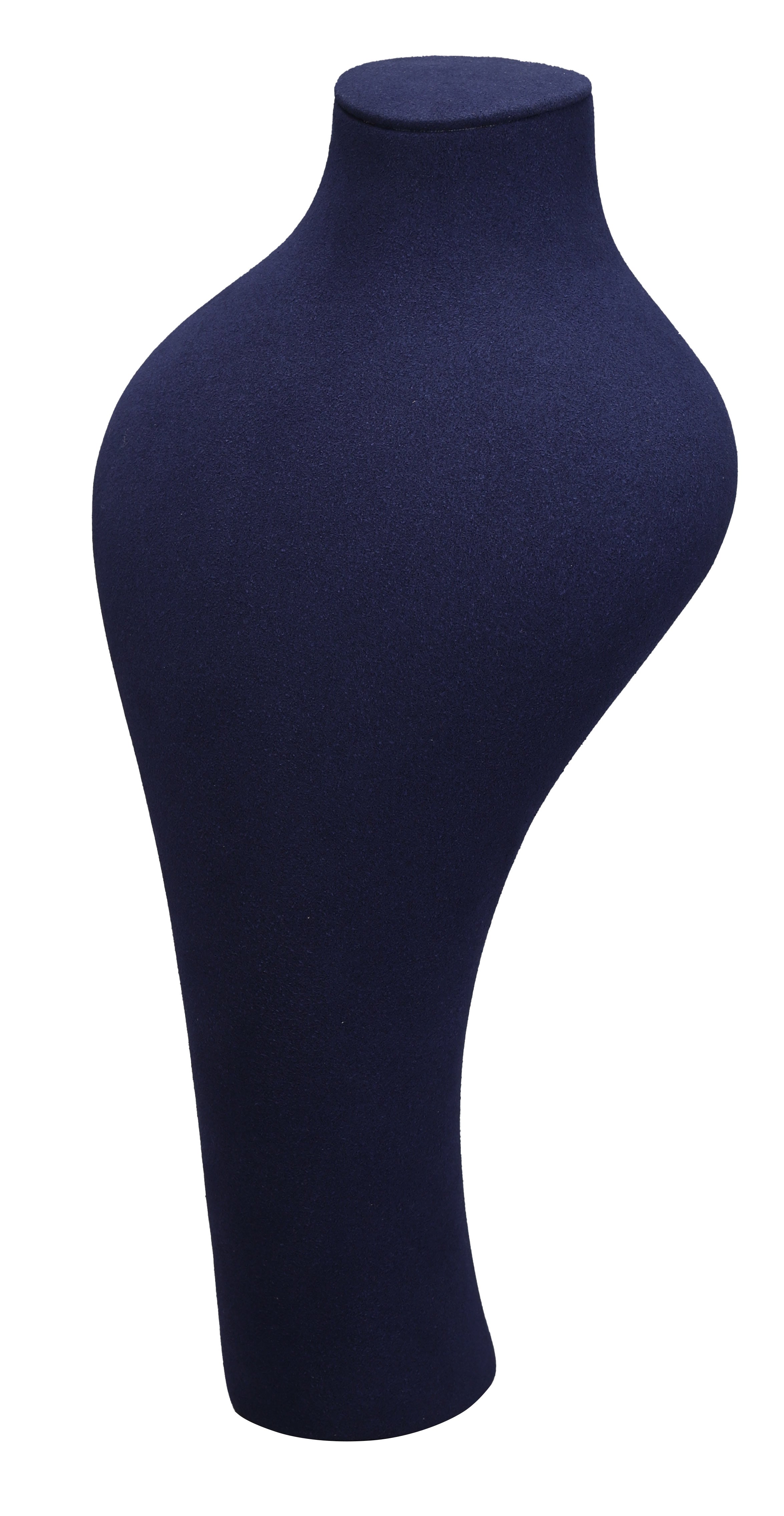 LUXE Designer Neck Bust in Microsuede, 14.5"H