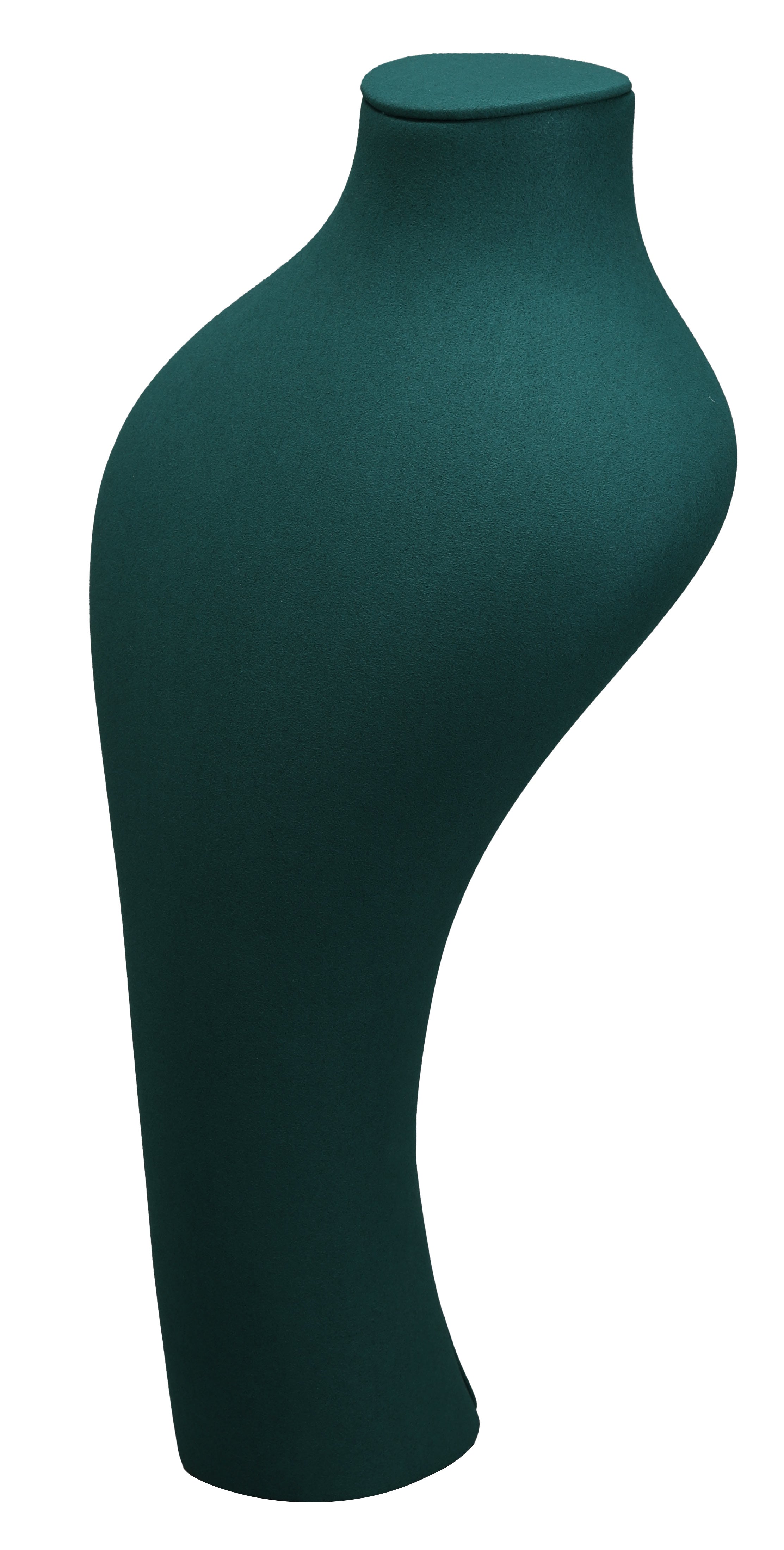 LUXE Designer Neck Bust in Microsuede, 14.5"H