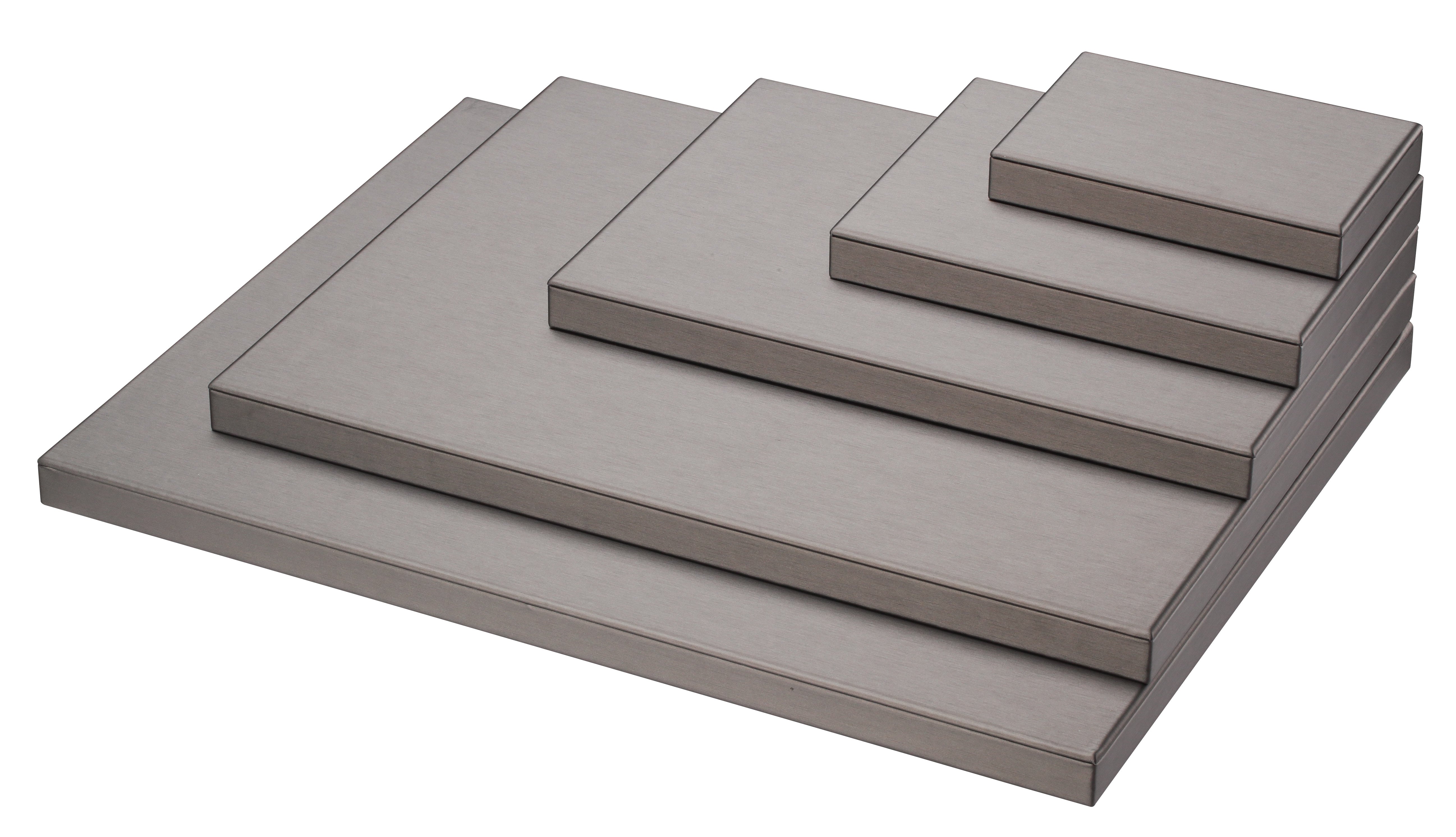 Rectangular Metal Risers 5-Piece Set of Rectangular Showcase Risers, 6 - 18