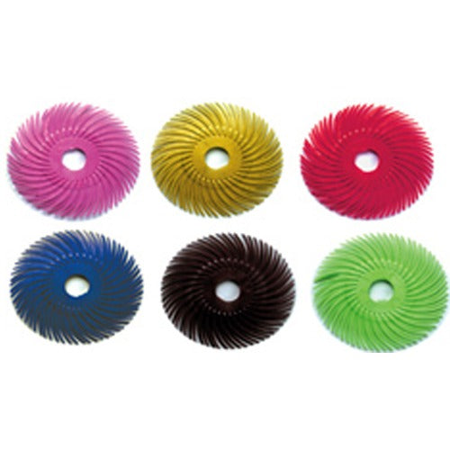 Scotch-Brite 3" Radial Bristle Discs, Pack of 6