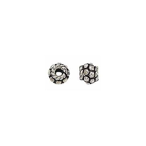 Sterling Silver Bali Bead - 6mm