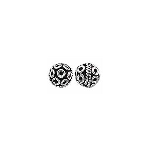 Sterling Silver Bali Bead - 6mm