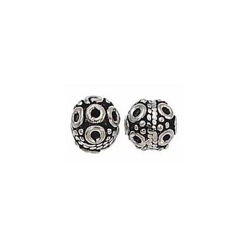 Sterling Silver Bali Bead - 7 mm