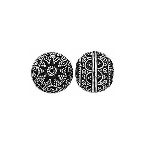 Sterling Silver Bali Bead - 13mm