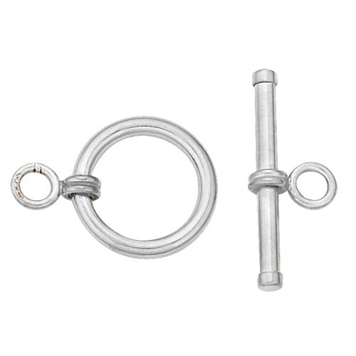 Sterling Silver 13mm Toggle Clasp