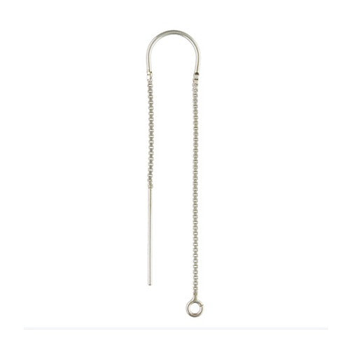 Sterling Silver U-Threader Box Chain With Ring