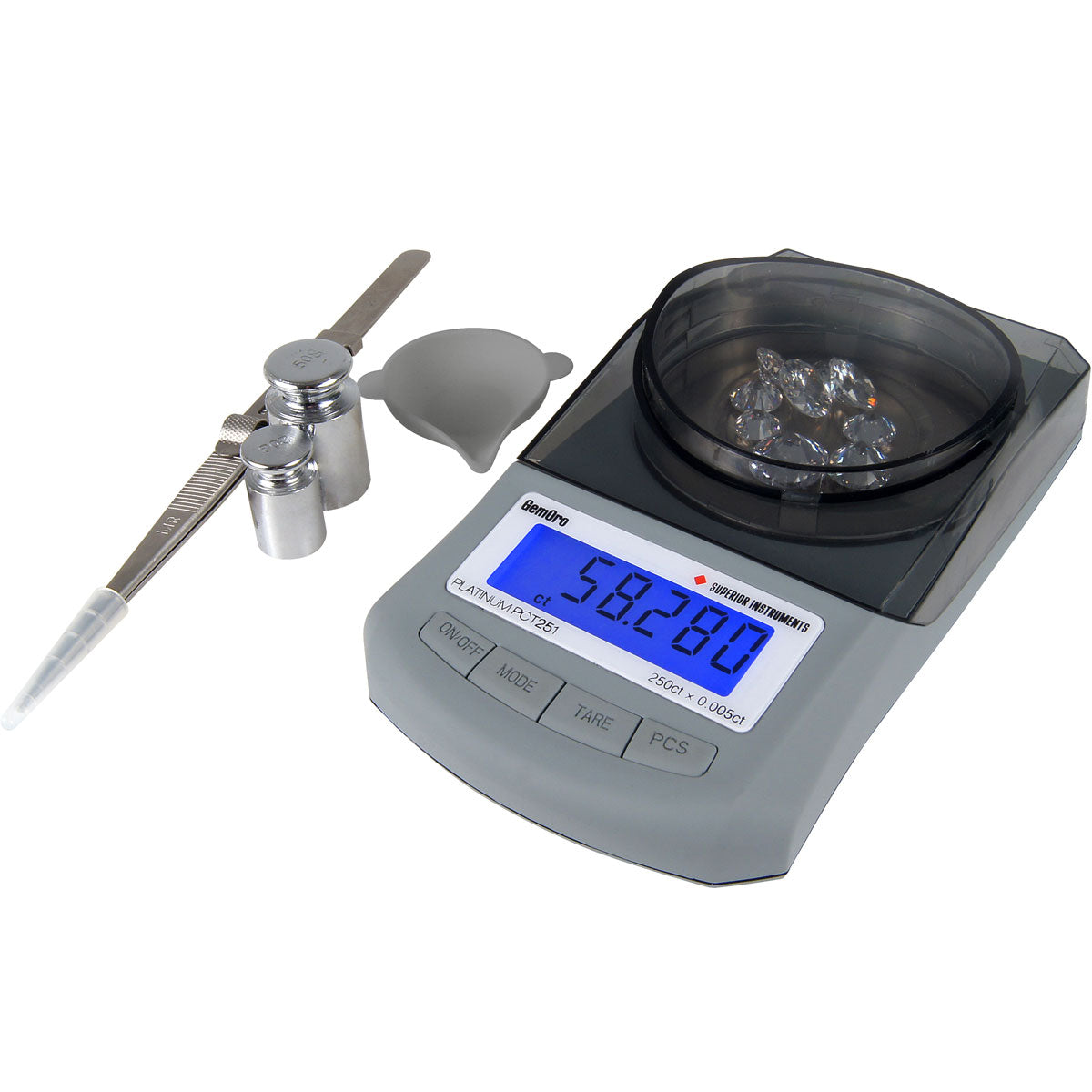 Gemoro Platinum® PCT251 Premium Carat Scale