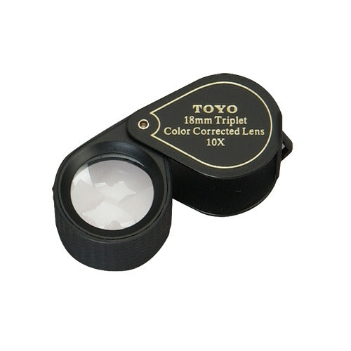 Toyo 10x Triplet Loupe - Black