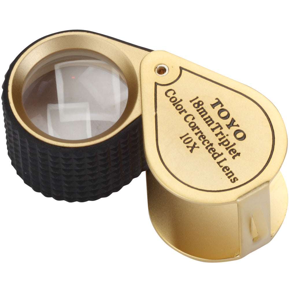 Toyo 18mm Triplet Color Corrected Lens 10x Loupe