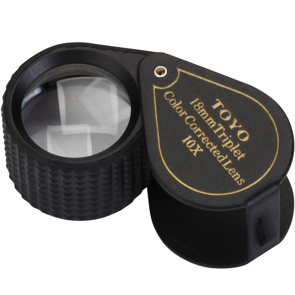 Toyo 18mm Triplet Color Corrected Lens 10x Loupe