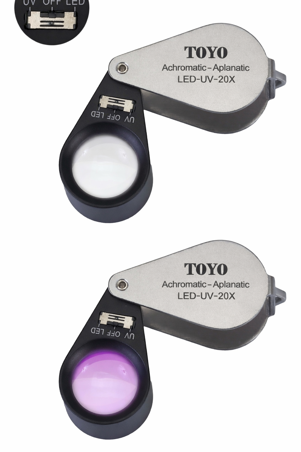 TOYO 20X  DAYLIGHT LED / UV LOUPE
