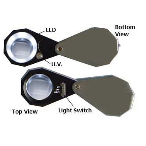 Toyo 10X Daylight LED & UV Light Loupe